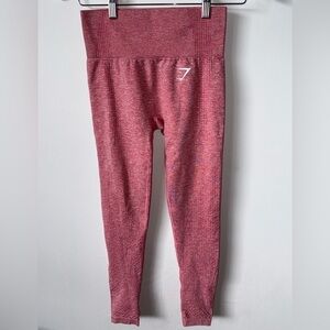 Gymshark Flex High Waisted Seamless Leggings XS Pink Marl